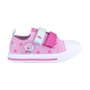 Zapatilla Loneta Suela Pvc Velcro Peppa Pig Rosa 23