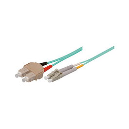 GoodConnections Patchkabel LWL Duplex OM3 LC/SC 3m Verde