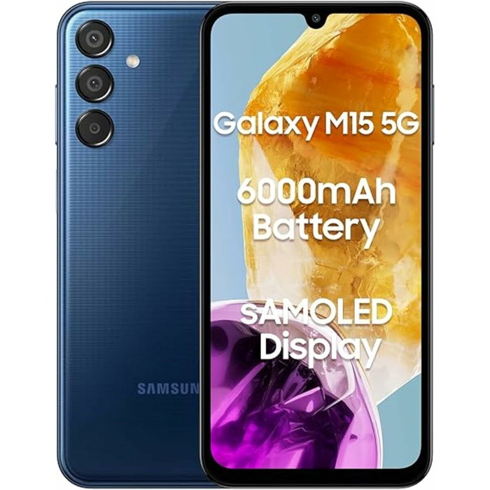 Samsung Galaxy M15 5G 4GB RAM 128GB Azul Oscuro Samsung Galaxy M15 5G 4GB RAM 128GB Azul Oscuro