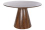 DKD Home Decor Mesa de Comedor Mango 120x120x76 Marrón Oscuro