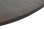 DKD Home Decor Mesa de Comedor Mango 120x120x76 Marrón Oscuro