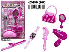 Rama Bolos, Secador y Accesorios de Belleza en Blister 23x37,8x4,5 cm Modelos Surtidos