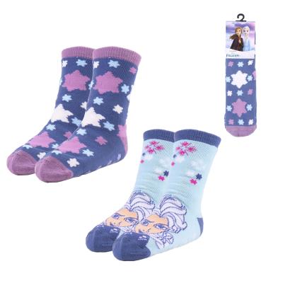 Calcetin Antideslizante 2 Piezas Frozen Multicolor 23-26 Calcetin Antideslizante 2 Piezas Frozen Multicolor 23-26