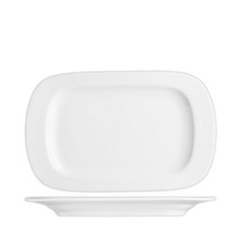 G.Benedikt Fuente Praga de porcelana para vajilla, 33x21 cm (Set de 3)