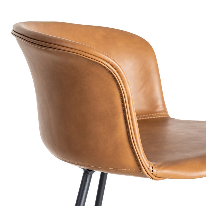 Taburete Camel Metal / Simil Piel 44,50 X 48,50 X 93,50 cm (Set de 2) Taburete Camel Metal / Simil Piel 44,50 X 48,50 X 93,50 cm (Set de 2)