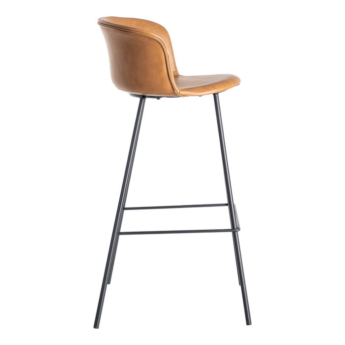 Taburete Camel Metal / Simil Piel 44,50 X 48,50 X 93,50 cm (Set de 2) Taburete Camel Metal / Simil Piel 44,50 X 48,50 X 93,50 cm (Set de 2)
