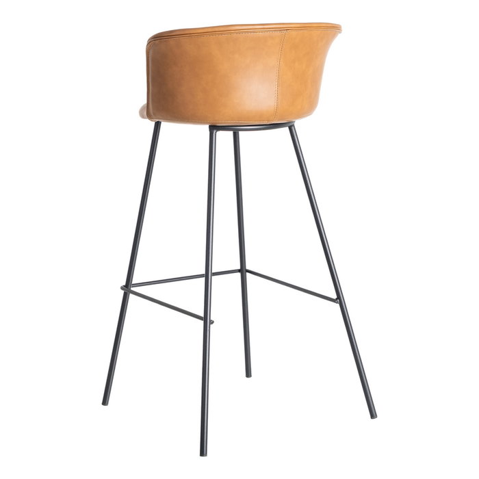 Taburete Camel Metal / Simil Piel 44,50 X 48,50 X 93,50 cm (Set de 2) Taburete Camel Metal / Simil Piel 44,50 X 48,50 X 93,50 cm (Set de 2)