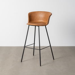 Taburete Camel Metal / Simil Piel 44,50 X 48,50 X 93,50 cm