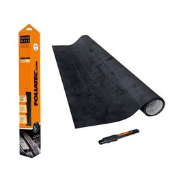 Foliatec FO3186 Lámina Decorativa Para Salpicadero Vinilo Autoadhesivo Panther Wrap Negra 75 x 140 cm