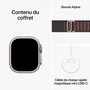 Apple Watch Ultra 2 GPS + Cellular - 49 mm - Caja de titanio - Correa Indigo Alpine Loop - Mediano