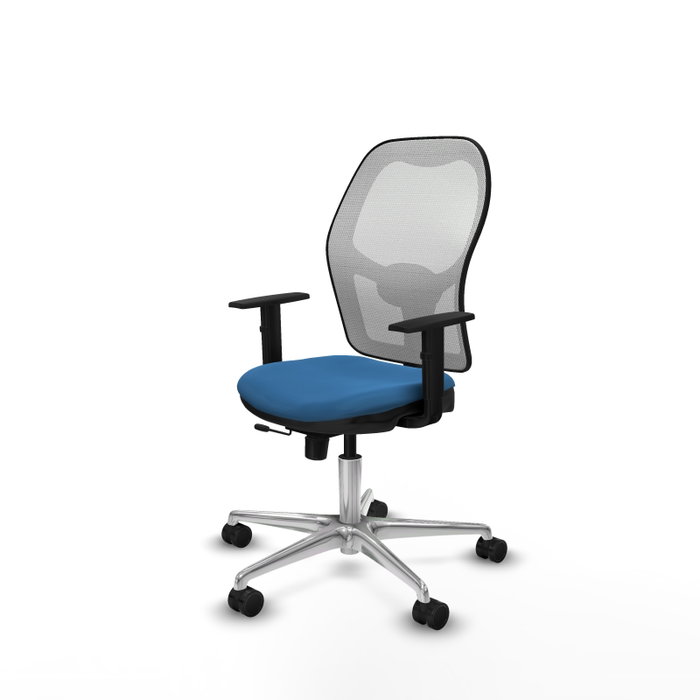 PIQUERAS Y CRESPO Silla de oficina Jorquera Azul claro y Blanco