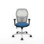 PIQUERAS Y CRESPO Silla de oficina Jorquera Azul claro y Blanco