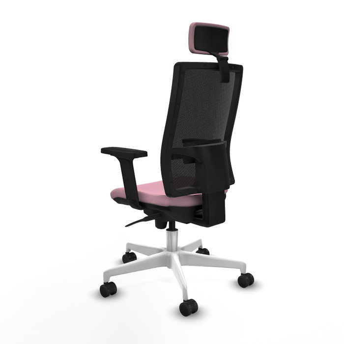 PIQUERAS Y CRESPO Silla de oficina Horna Rosa con mecanismo Sincro PIQUERAS Y CRESPO Silla de oficina Horna Rosa con mecanismo Sincro
