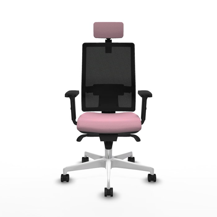 PIQUERAS Y CRESPO Silla de oficina Horna Rosa con mecanismo Sincro PIQUERAS Y CRESPO Silla de oficina Horna Rosa con mecanismo Sincro