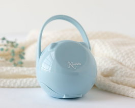 KioKids Portachupetes Con Gancho Azul +0 Meses