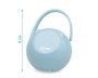 KioKids Portachupetes Con Gancho Azul +0 Meses