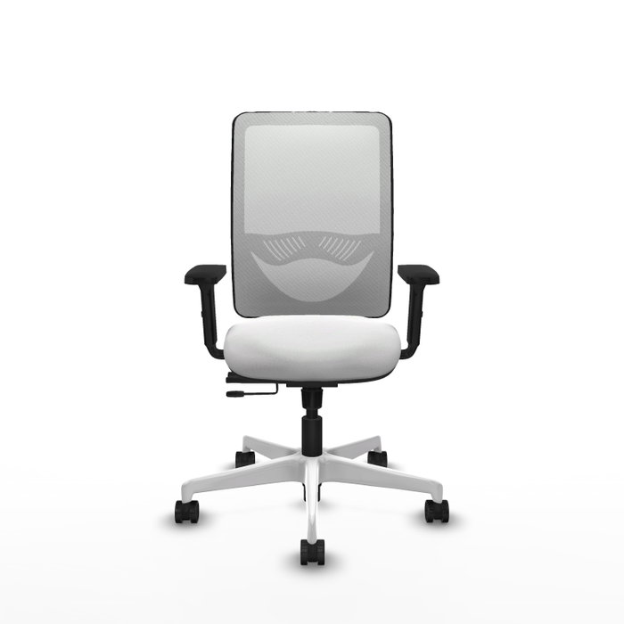 PIQUERAS Y CRESPO Silla de oficina Zulema Blanca con Mecanismo Sincro/Traslack