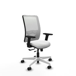 PIQUERAS Y CRESPO Silla de oficina Zulema Blanca con Mecanismo Sincro/Traslack