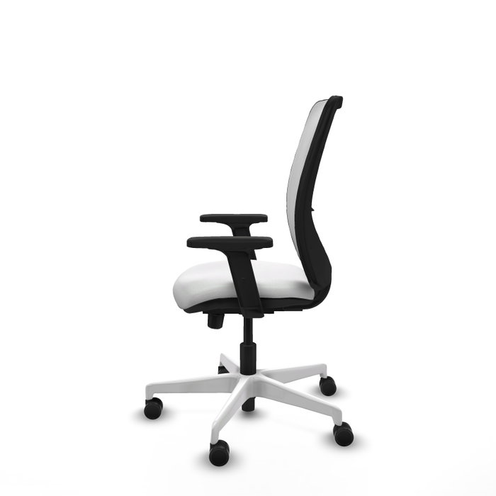 PIQUERAS Y CRESPO Silla de oficina Zulema Blanca con Mecanismo Sincro/Traslack