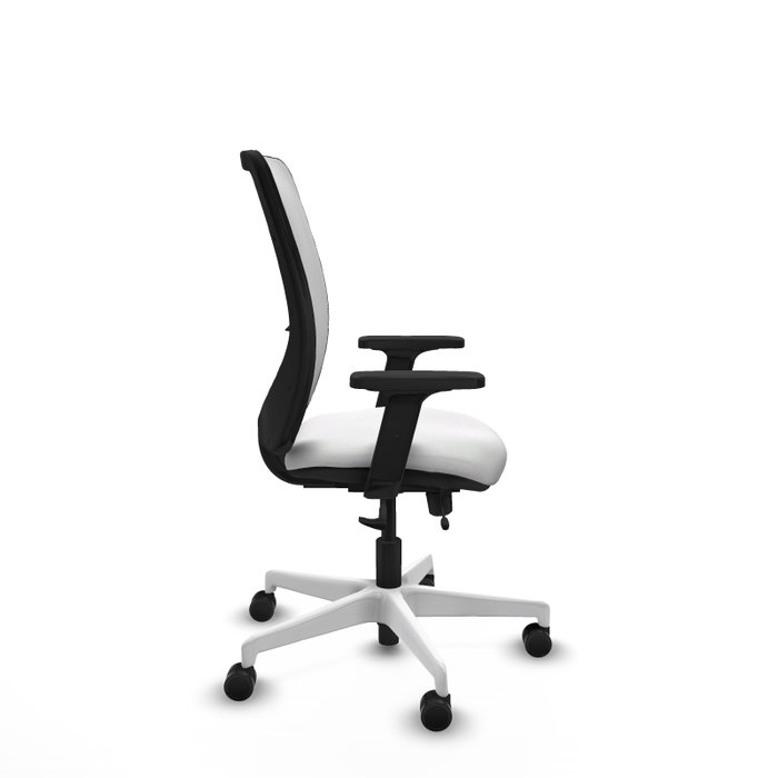 PIQUERAS Y CRESPO Silla de oficina Zulema Blanca con Mecanismo Sincro/Traslack