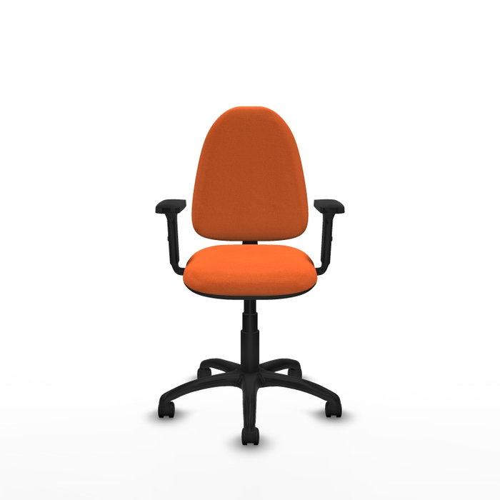PIQUERAS Y CRESPO Silla de oficina Aýna Naranja con Brazos 2D PIQUERAS Y CRESPO Silla de oficina Aýna Naranja con Brazos 2D