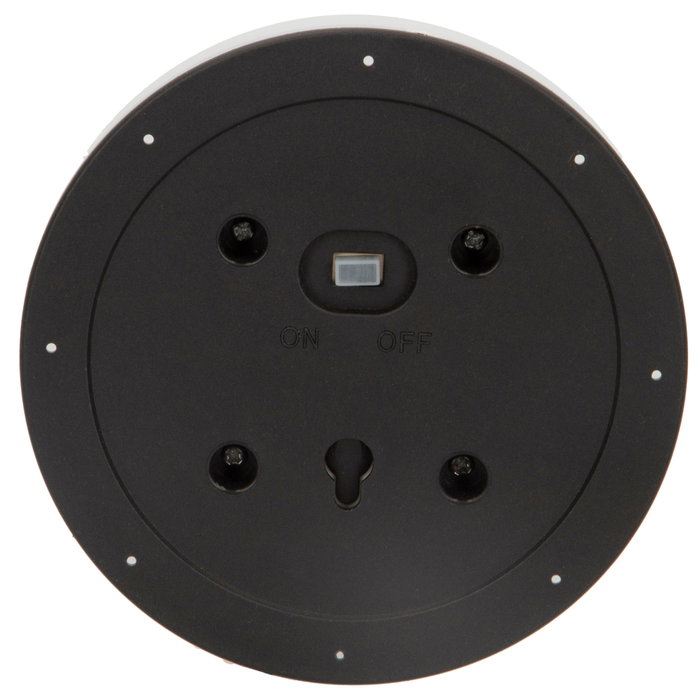 Aktive Tech Pack de 4 focos solares LED luz blanca con baliza