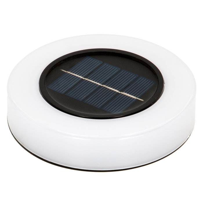 Aktive Tech Pack de 4 focos solares LED luz blanca con baliza