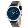 Pierre Cardin Reloj CLC.6004 con esfera azul y correa de cuero