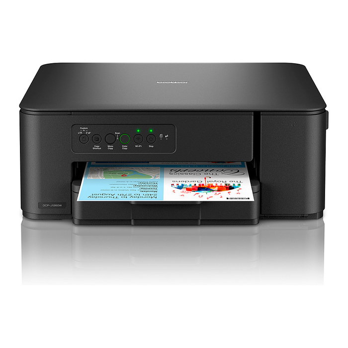 Brother DCP-J1260W Impresora Multifunción Inyección de Tinta A4 Wi-Fi Negro Brother DCP-J1260W Impresora Multifunción Inyección de Tinta A4 Wi-Fi Negro