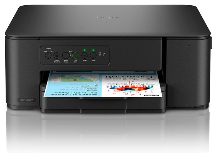 Brother DCP-J1260W Impresora Multifunción Inyección de Tinta Color Negro