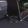 Lindy Cable USB 3.2 Gen 1 de 3m USB C a USB B Negro Anthra Line