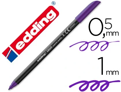 Edding Rotulador 1200 Violeta Punta Fina (Set de 10) Edding Rotulador 1200 Violeta Punta Fina (Set de 10)