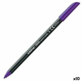 Edding Rotulador 1200 Violeta Punta Fina (Set de 10)