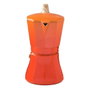Oroley Petra Cafetera de Aluminio Naranja de 9 tazas