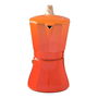 Oroley Cafetera de Aluminio Petra 9 Tazas Color Naranja - Apta para Inducción, Gas, Vitro y Eléctrica - Mango Baquelita Soft-Touch