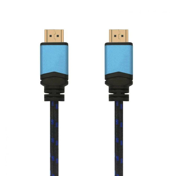 Aisens Cable HDMI 2.0 Premium 4K@60Hz 18Gbps 5m Negro/Azul