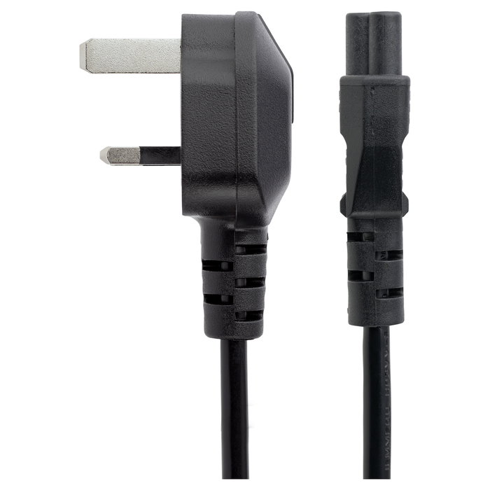StarTech.com Cable de Alimentación para Portátil 1m BS1363 a C5 (Trébol/Mickey Mouse) 250V 2.5A - Cable de Poder UK para Cargador StarTech.com Cable de Alimentación para Portátil 1m BS1363 a C5 (Trébol/Mickey Mouse) 250V 2.5A - Cable de Poder UK para Cargador