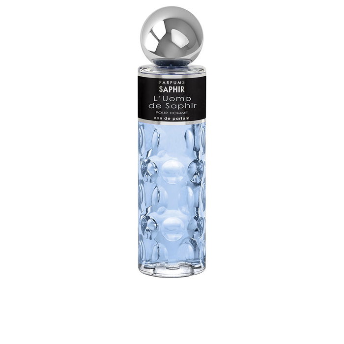 Parfums Saphir L'UOMO DE SAPHIR Eau De Parfum Vapo 200 ml - Perfume Oriental para Hombre con Notas Dulces, Balsámicas y Especiadas Parfums Saphir L'UOMO DE SAPHIR Eau De Parfum Vapo 200 ml - Perfume Oriental para Hombre con Notas Dulces, Balsámicas y Especiadas