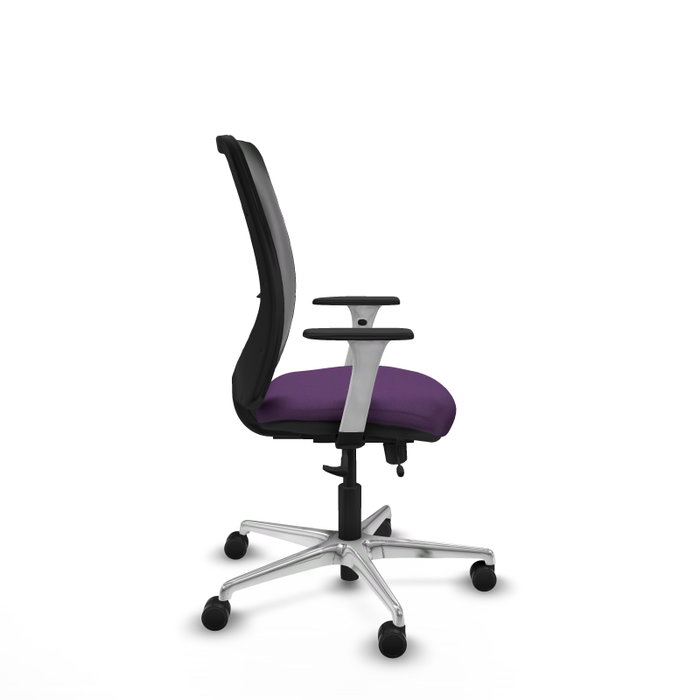 PIQUERAS Y CRESPO Silla de oficina Zulema con mecanismo Sincro/Traslack, Morado y Negro PIQUERAS Y CRESPO Silla de oficina Zulema con mecanismo Sincro/Traslack, Morado y Negro