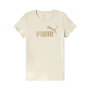 Camiseta de Manga Corta Hombre Puma Essentials+ Textured Foil Beige
