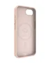 Dbramante1928 Monaco Carcasa Trasera Funda Silicona Plástico Arena Rosa Compatible con MagSafe para Apple iPhone