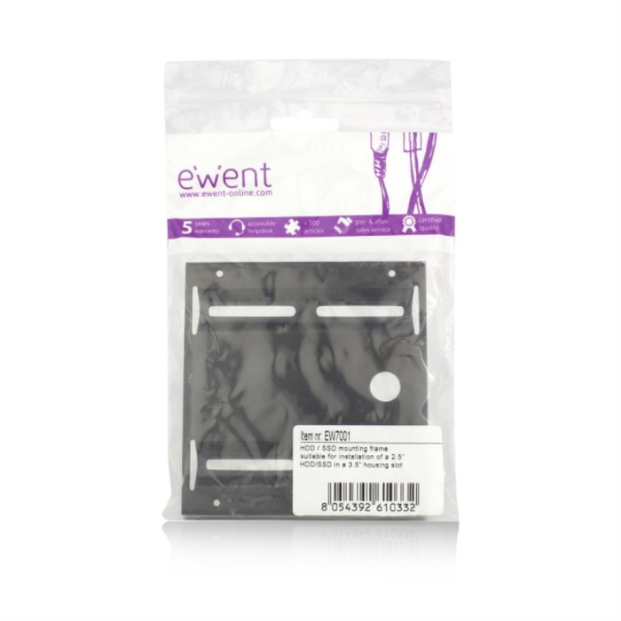 EWENT EW7001 Kit de Montaje Negro EWENT EW7001 Kit de Montaje Negro