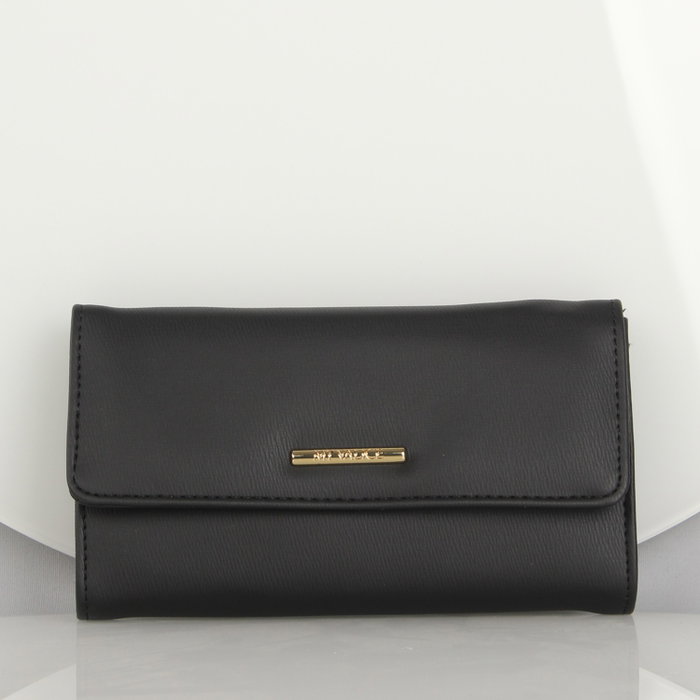 Zoozie Bags 1401 Minibolso Cruzado de Piel con Cadenas Negro