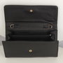 Zoozie Bags 1401 Minibolso Cruzado de Piel con Cadenas Negro