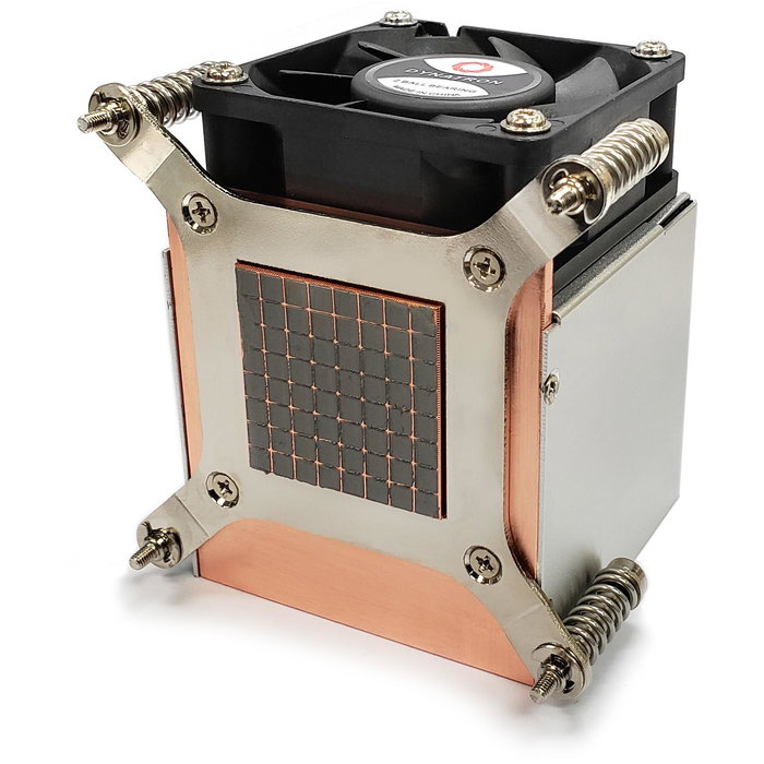 Dynatron K650 Refrigerador CPU Intel 2U para LGA1150-51-55-56 PWM, compatible con Core i3/i5/i7/Pentium/Celeron