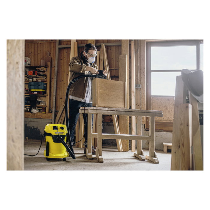 Kärcher WD 3 P V-17/4/20 Aspirador Seco y Húmedo 17 L Negro Amarillo