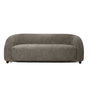 DKD Home Decor Sofá de Madera y Poliéster Gris Oscuro 200x89x69 cm