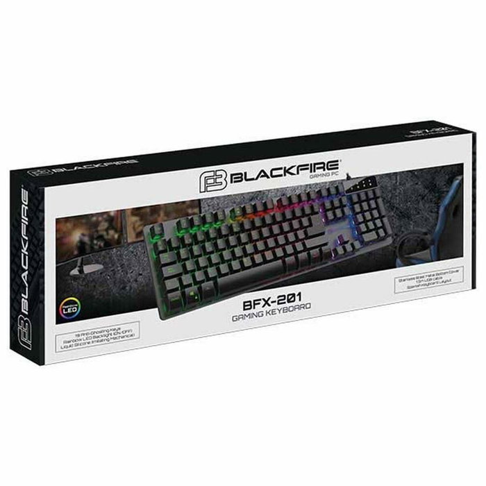 ARDISTEL BLACKFIRE PC GAMING Teclado STEEL BFX201 ARDISTEL BLACKFIRE PC GAMING Teclado STEEL BFX201
