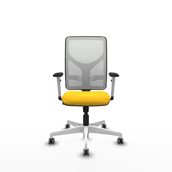 PIQUERAS Y CRESPO Silla de oficina Motilla Amarillo y Blanco PIQUERAS Y CRESPO Silla de oficina Motilla Amarillo y Blanco