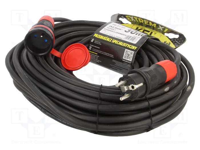 KEL Prolongador de alimentación H05RR-F 3G2,5mm2 30m negro KEL Prolongador de alimentación H05RR-F 3G2,5mm2 30m negro